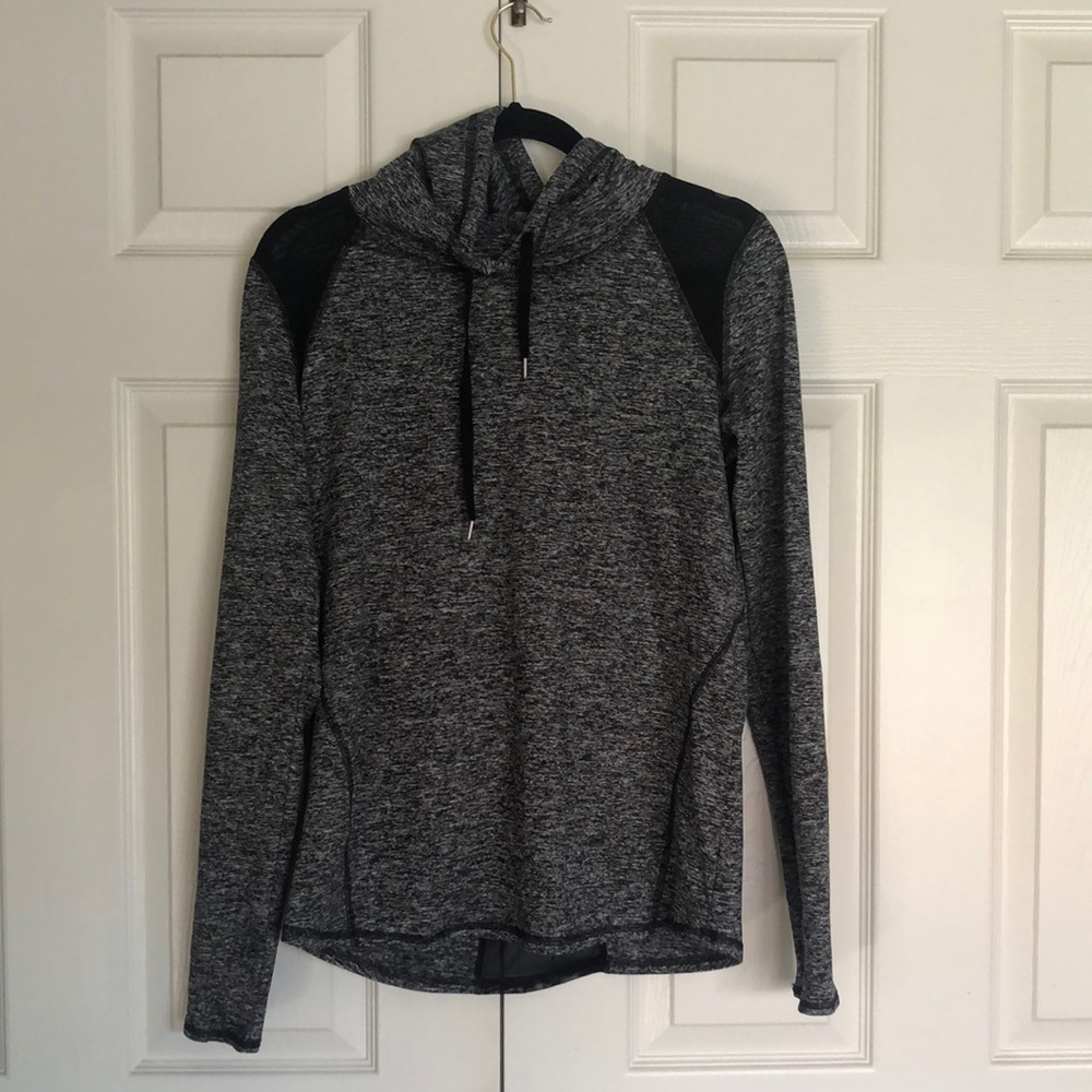 Express Core Performance ExpCore Gray Full Zip Athletic Track Jacket Women's S